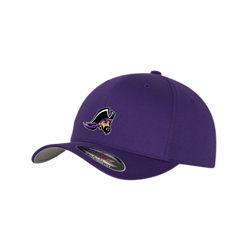 Cap FlexFit Passau mit Logo gestickt Lila-Pirates-XXL (59-62 cm)