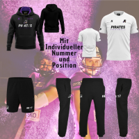 Anzug mit Hose, Short, T-Shirt und Hoodie